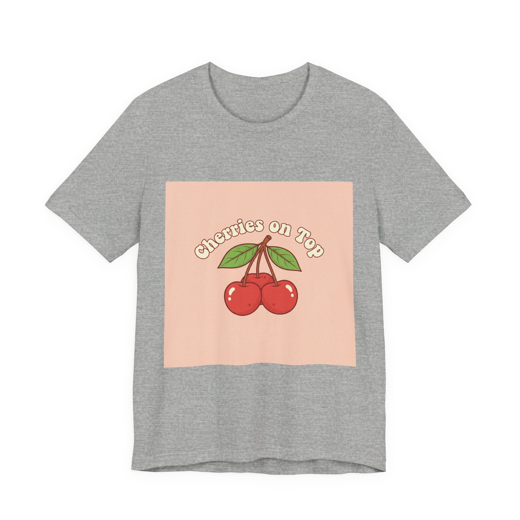Cherry Graphic Tee | Retro Kawaii Fruit Design