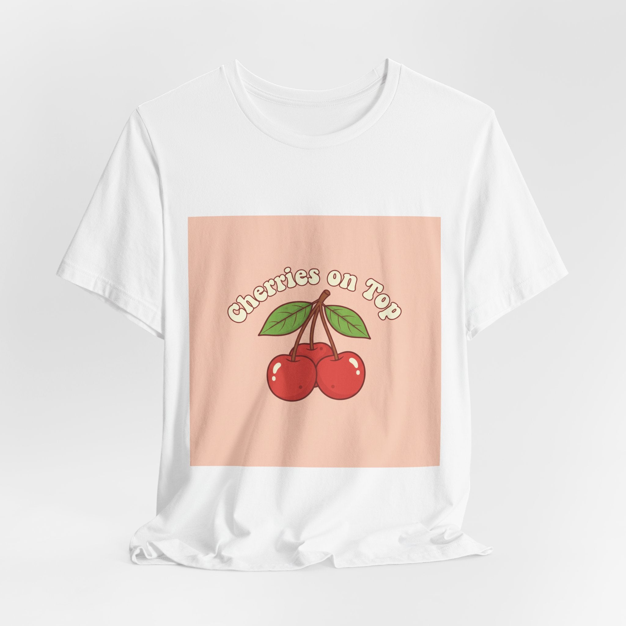 Cherry Graphic Tee | Retro Kawaii Fruit Design