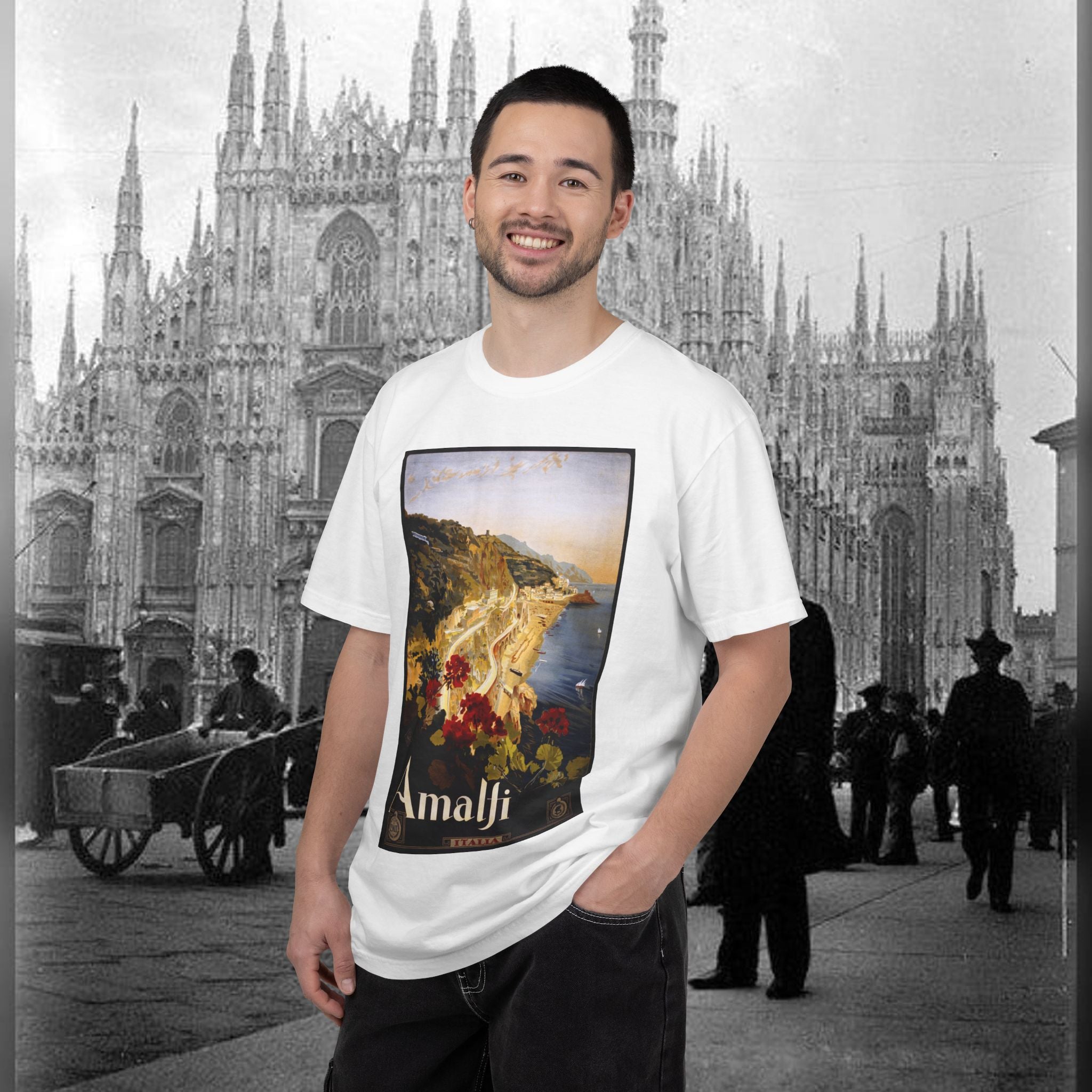 Amalfi Vintage Poster T-Shirt