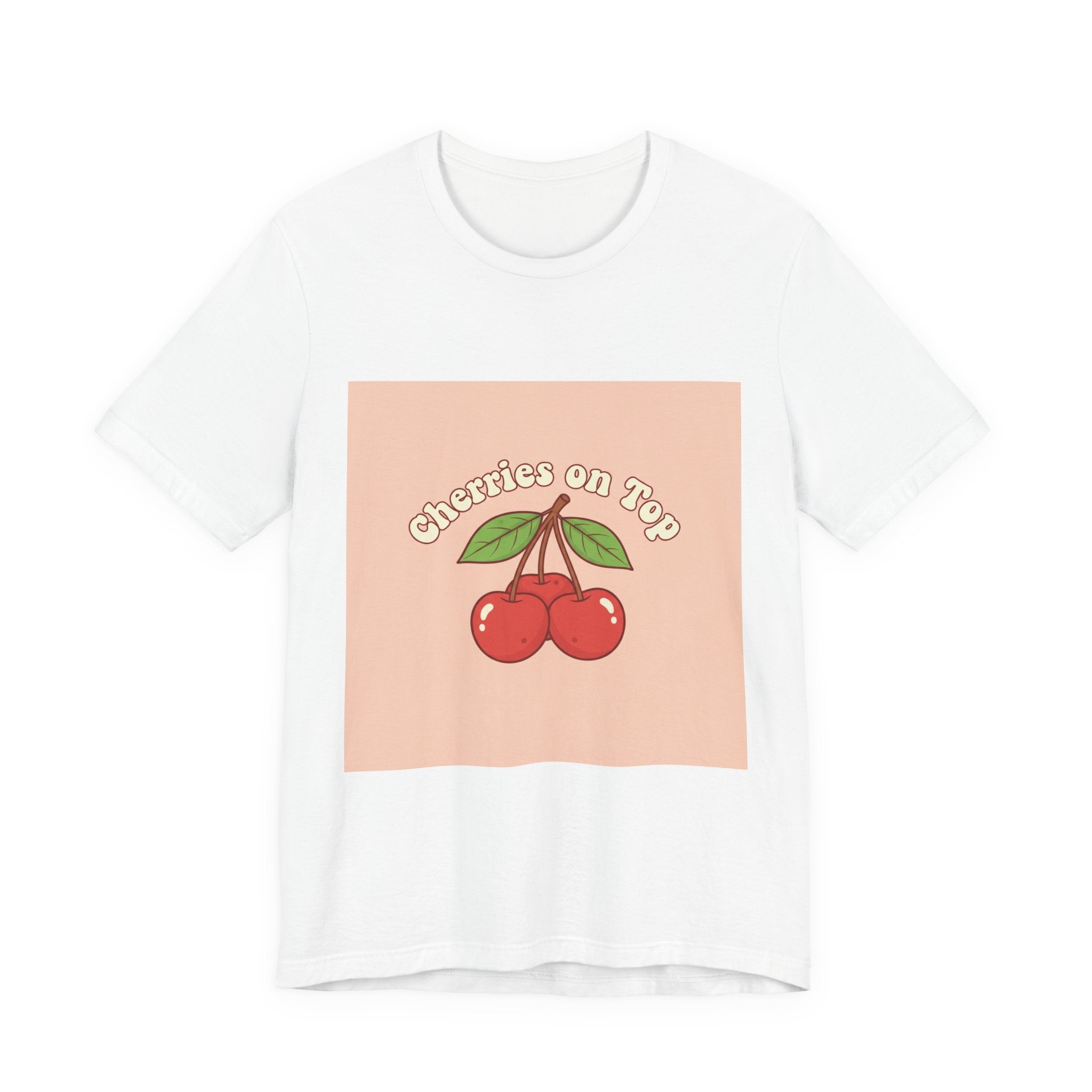 Cherry Graphic Tee | Retro Kawaii Fruit Design