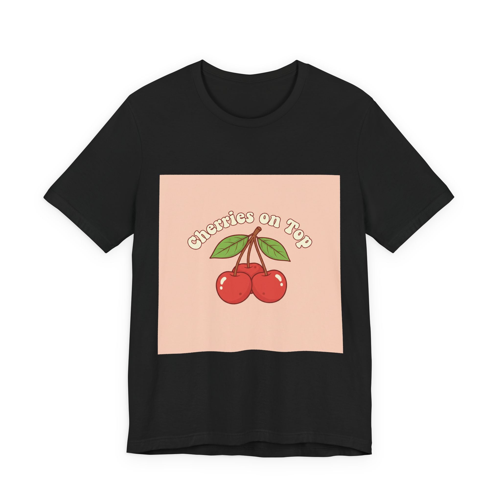 Cherry Graphic Tee | Retro Kawaii Fruit Design