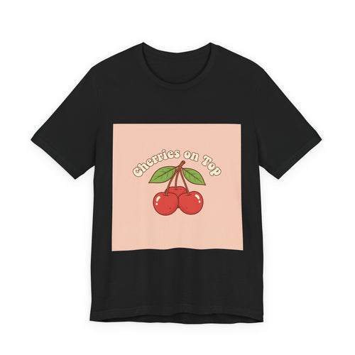 Cherry Graphic Tee | Retro Kawaii Fruit Design